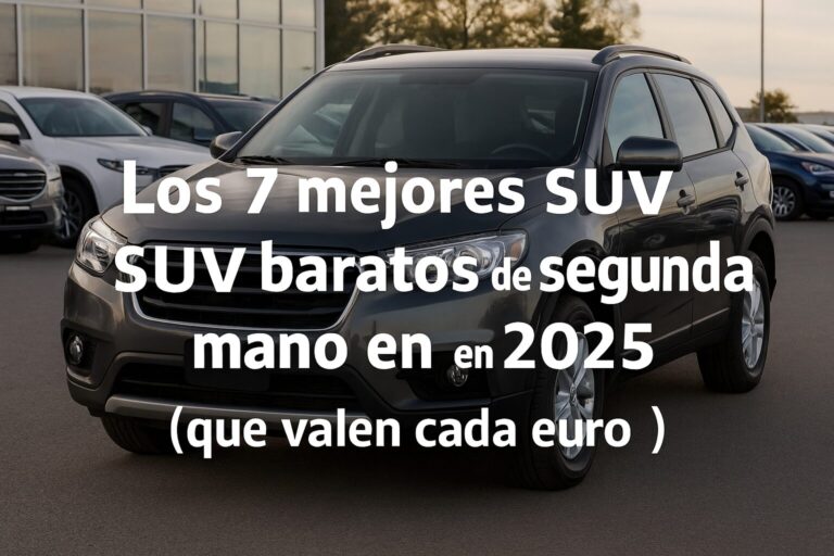 Los 7 mejores SUV baratos de segunda mano en 2025 (que valen cada euro)